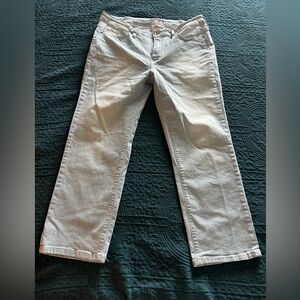 Santana Jeans Light Blue Wash Stripe Denim Pants size 12